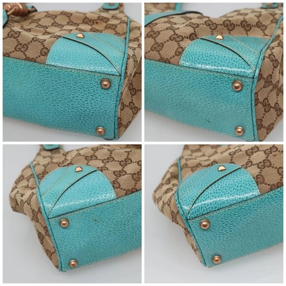 GUCCI GG Canvas Jackie Shoulder Bag Beige - Picture 16 of 16